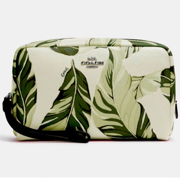 coach banana leaf tote